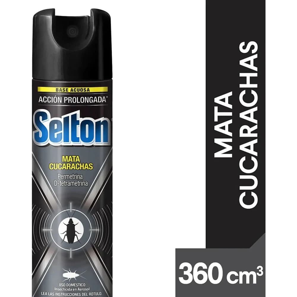 Matamoscas Insecticida Selton Negro 360 ml