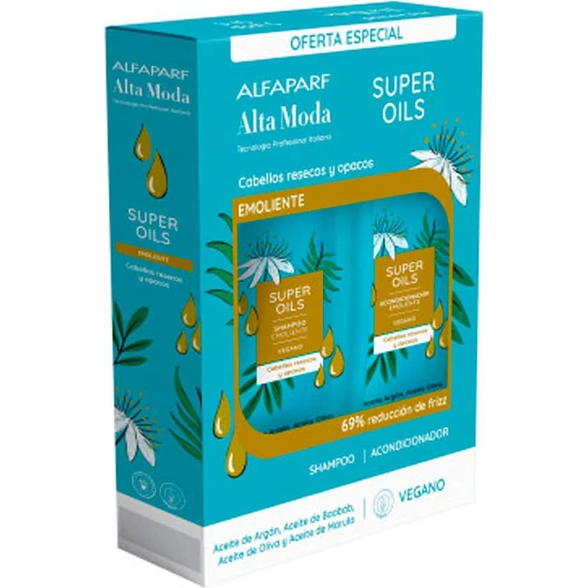Kit Alta Moda Shampoo + Acondicionador Super Oils 300 ml
