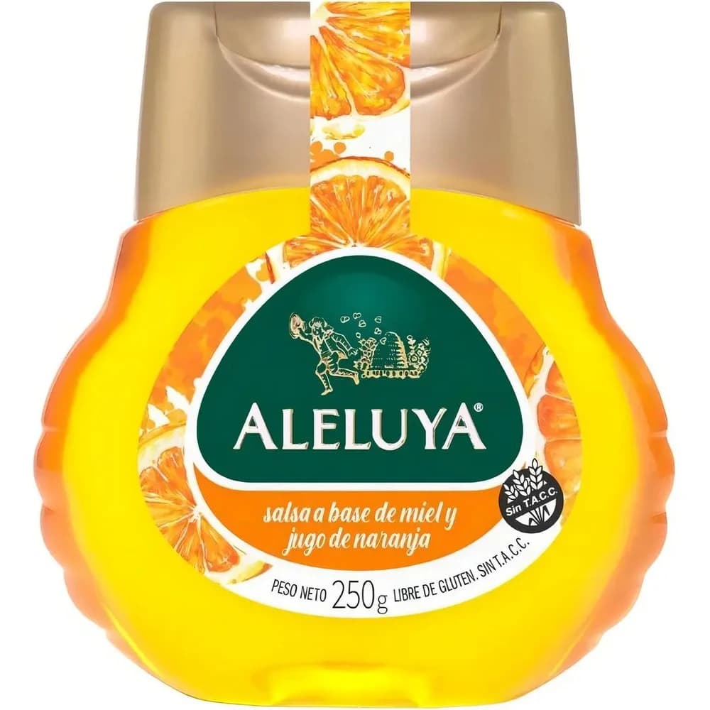 Miel Líquida Aleluya con Naranja 250 g