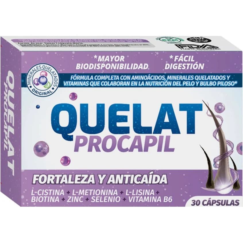 Quelat Procapil Cápsulas x 30