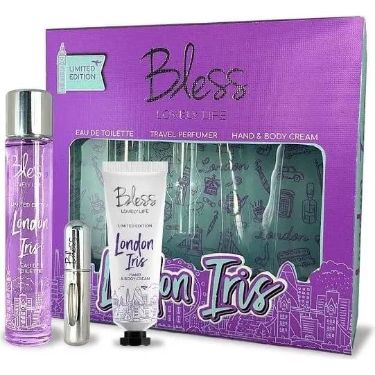 Bless Box London Iris Eau de Toilette + Perfumero + Crema Corporal