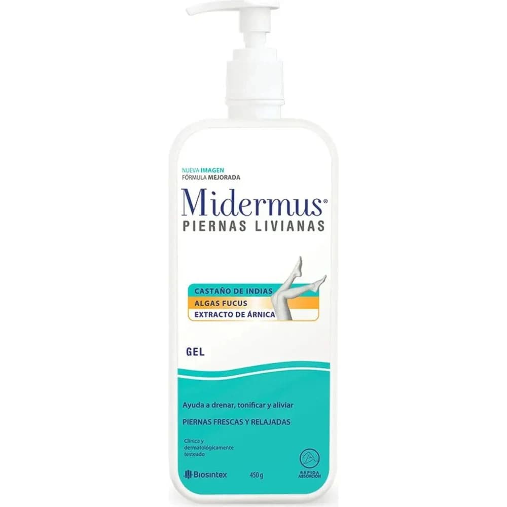 Gel para Piernas Livianas Midermus 450 g