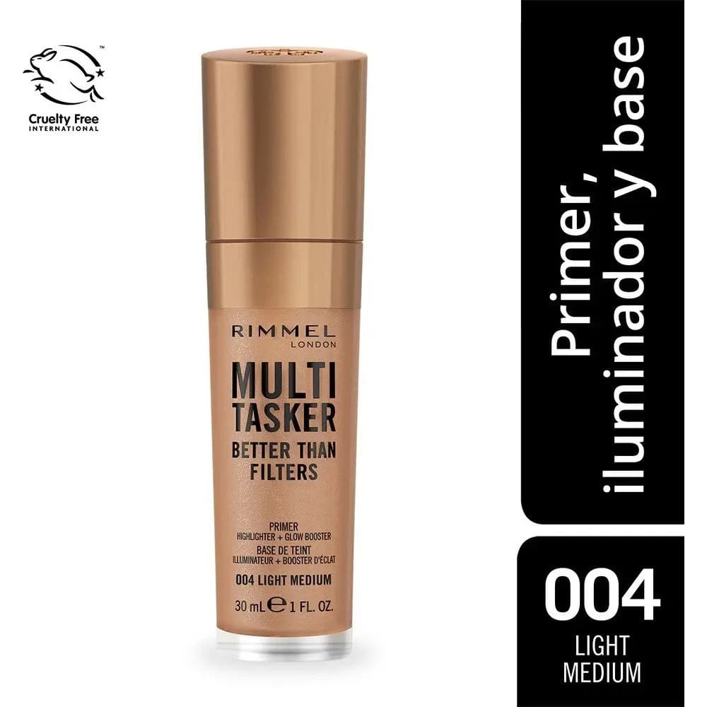 Base de Maquillaje Rimmel Rostro Multi Tasker Primer Tono 004 Light Medium 30 ml
