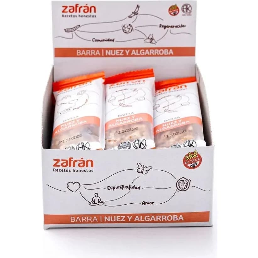 Barra Zafrán Nuez y Algarroba 28 g (Pack x12)