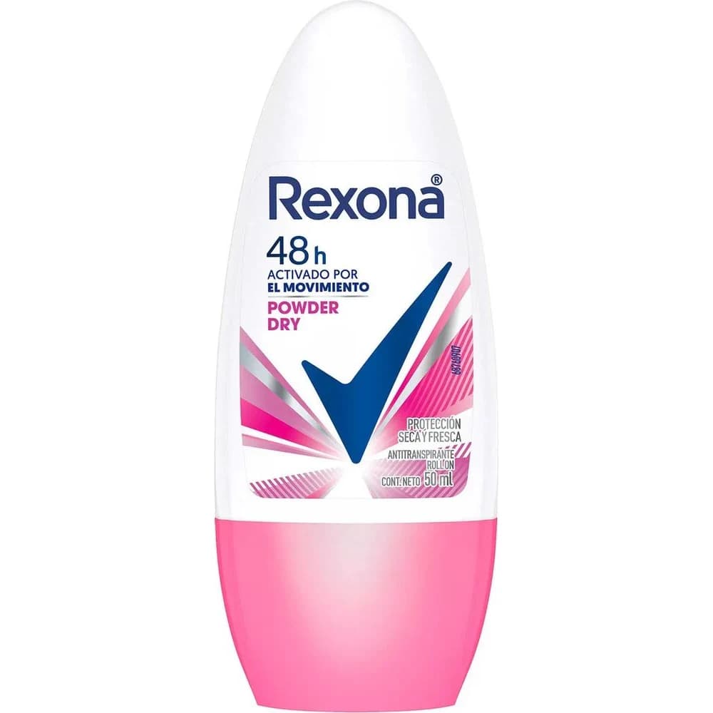 Desodorante Roll-On Rexona Powder Dry 50 ml