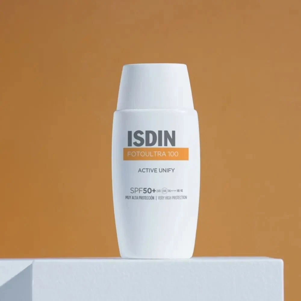 Protector Solar Facial Isdin FotoUltra Active Unify Fusion Fluid FPS 50+ 50 ml