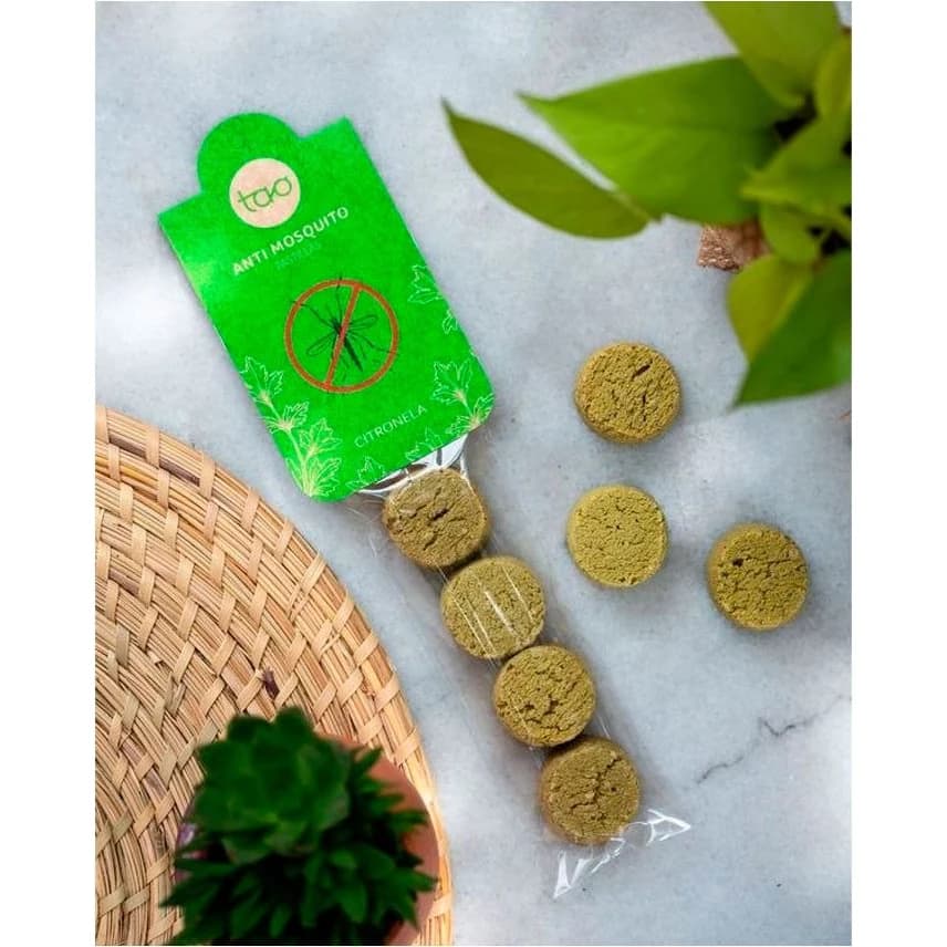 Pastillas Antimosquito Tao Citronella x4 Unidades