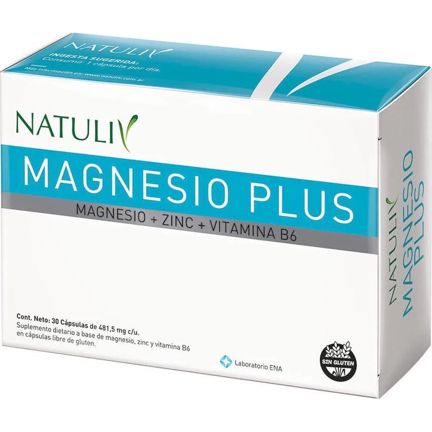 Magnesio Plus Natuliv 30 Cápsulas