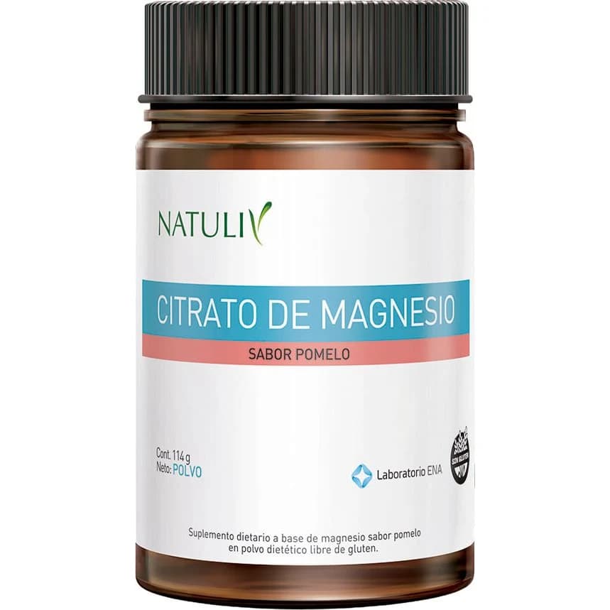 Suplemento de Magnesio Citrato Natuliv 114 g