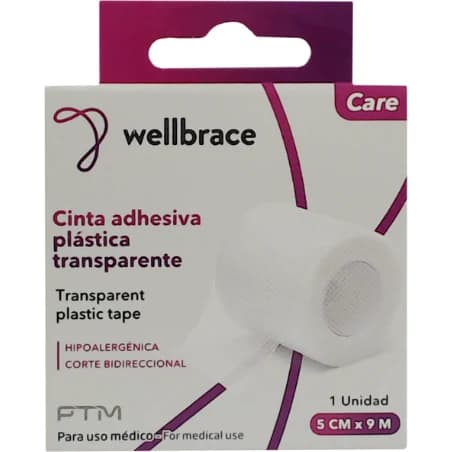 Cinta Adhesiva Wellbrace CTR 5 cm - Unidad Individual