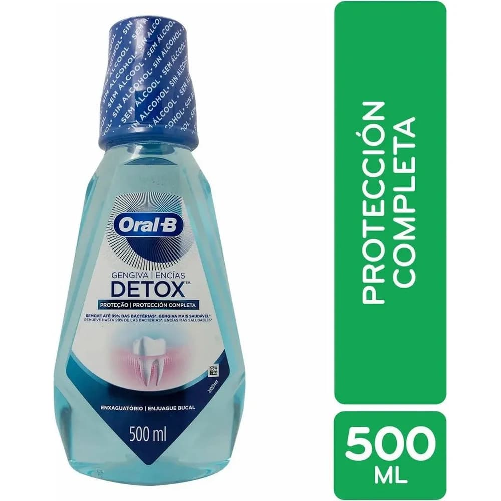 Enjuague Bucal Oral-B Detox 500 ml