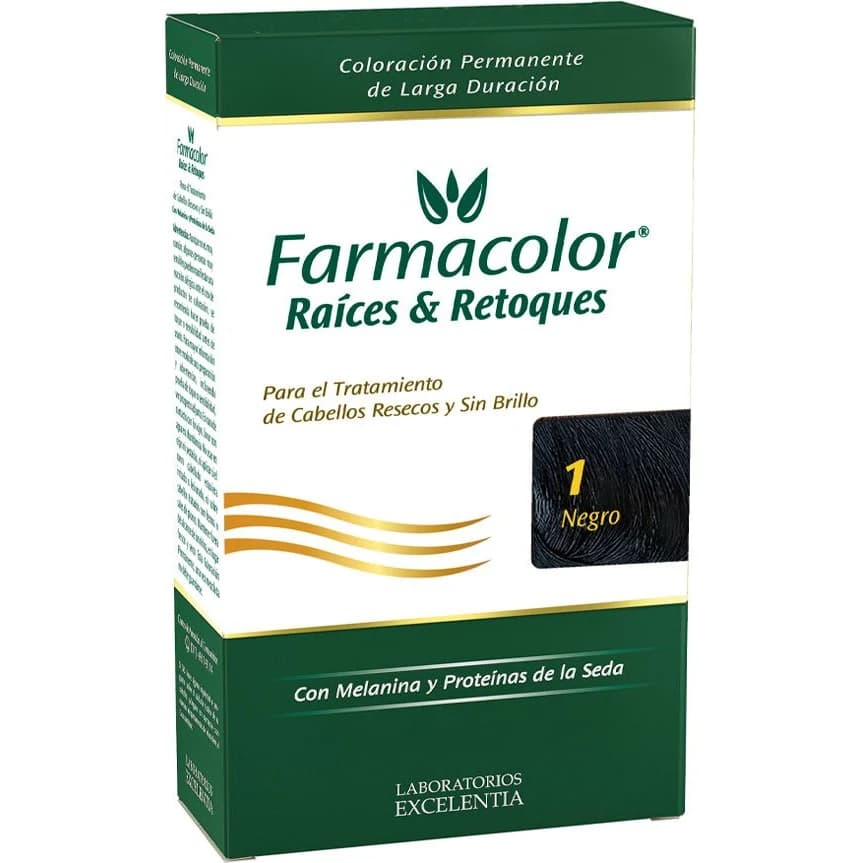 Tintura Capilar Farmacolor Raíces Retoque Tono 1