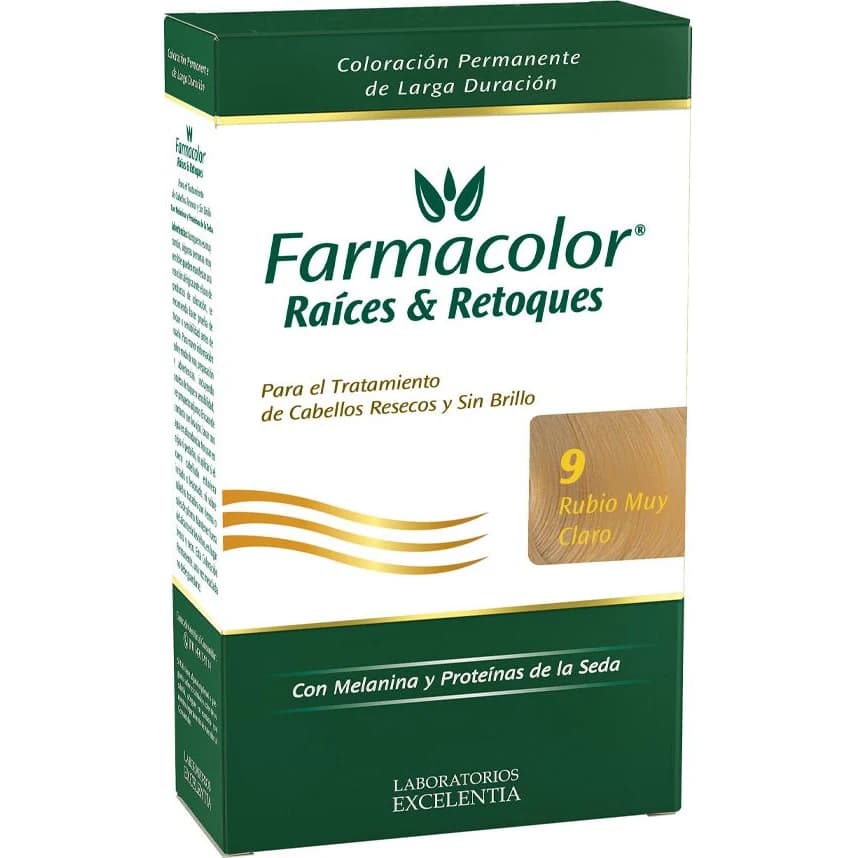 Tintura Capilar Farmacolor Raíces Retoque Tono N9