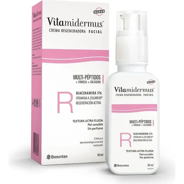 Crema Facial Reguladora Vitamidermus 80 ml
