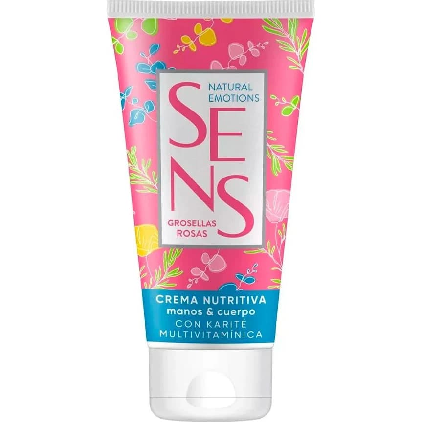 Crema Nutritiva de Manos y Cuerpo Sens Grosellas Rosas 85 ml