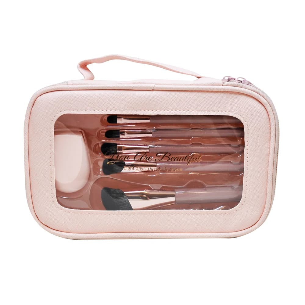Set de Maquillaje Pink Jessamy con 6 Accesorios