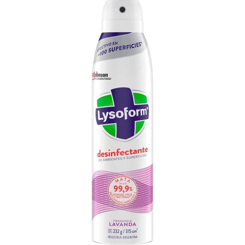 Desinfectante Lysoform Lavanda Aerosol 315 ml