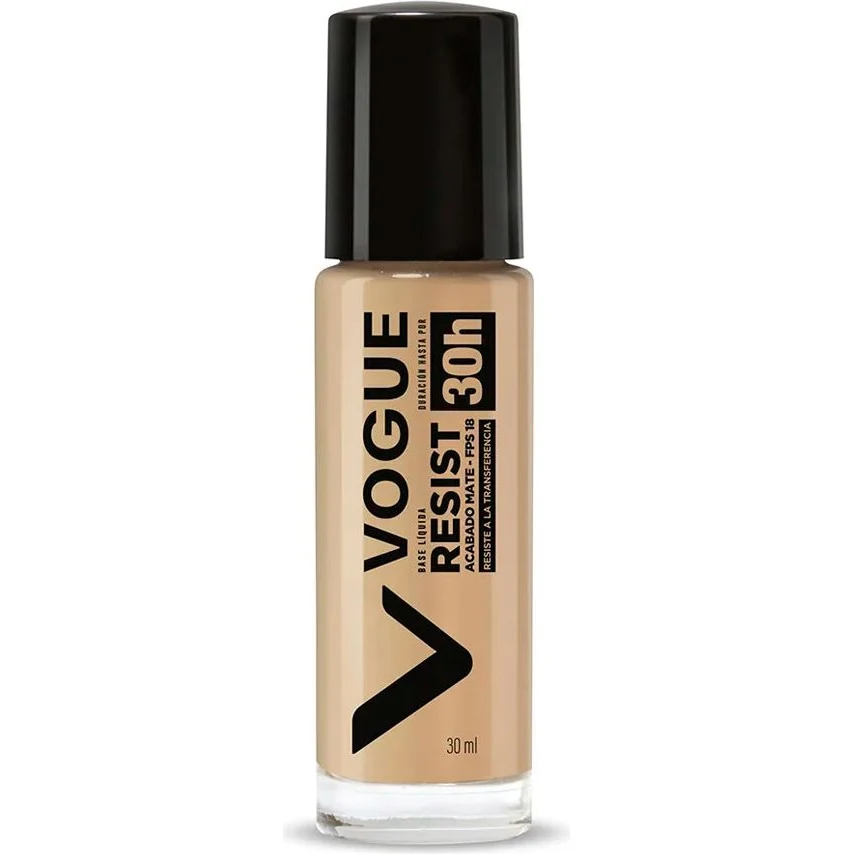 Base de Maquillaje Vogue Resist Renovadora Tono Trigo 04