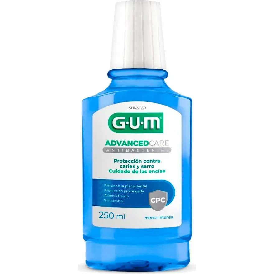 Enjuague Bucal Gum Advanced Care Menta 250 ml