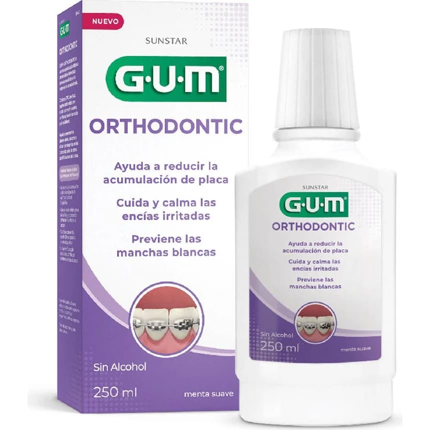 Enjuague Bucal Gum Orthodontic 250 ml