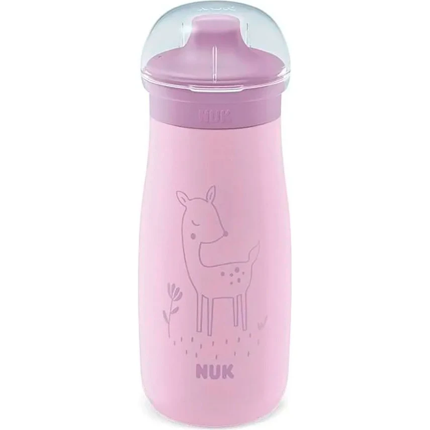 Vaso NUK Mini-Me SIP de Acero Inoxidable Ciervo Lila 300 ml