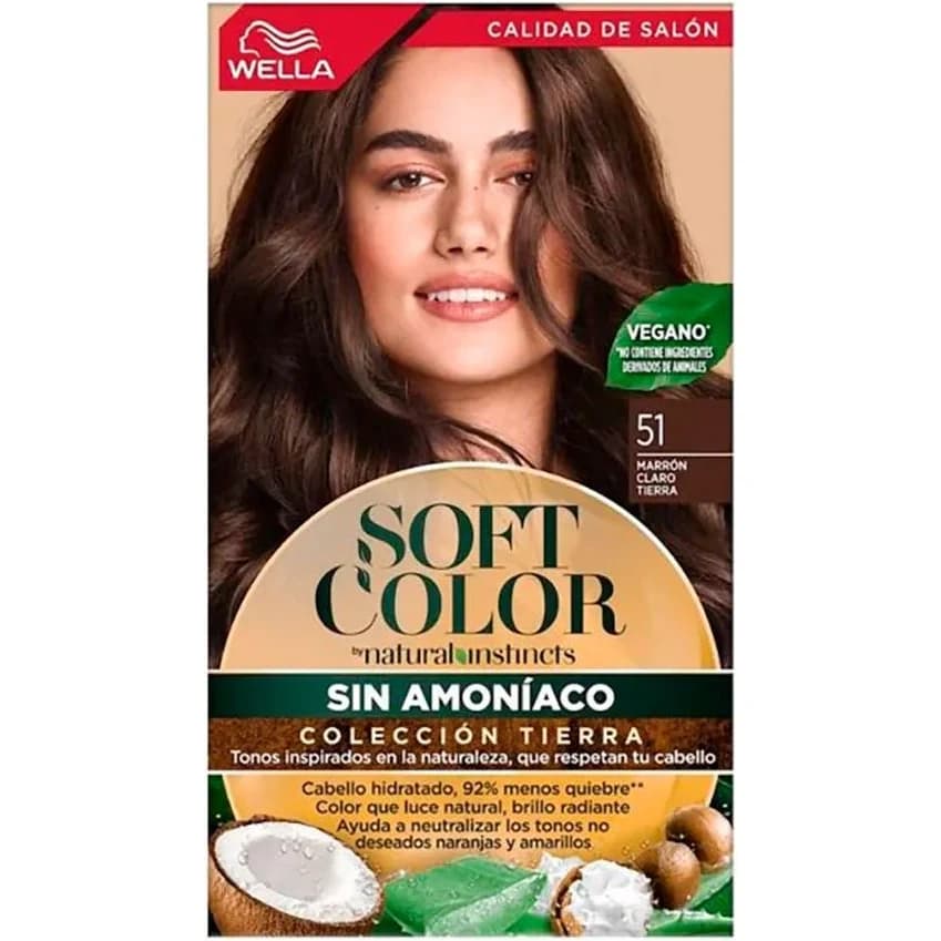 Tintura Capilar Soft Color Tono 51 Marrón Claro