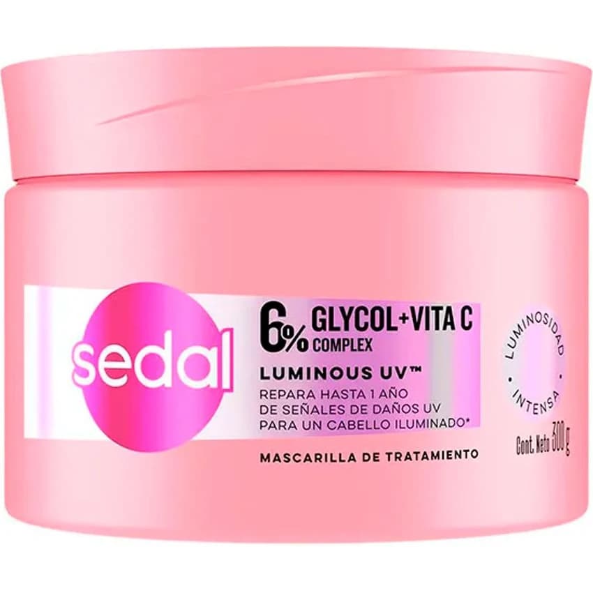 Máscara Capilar Sedal Glycol Luminous UV 300 g