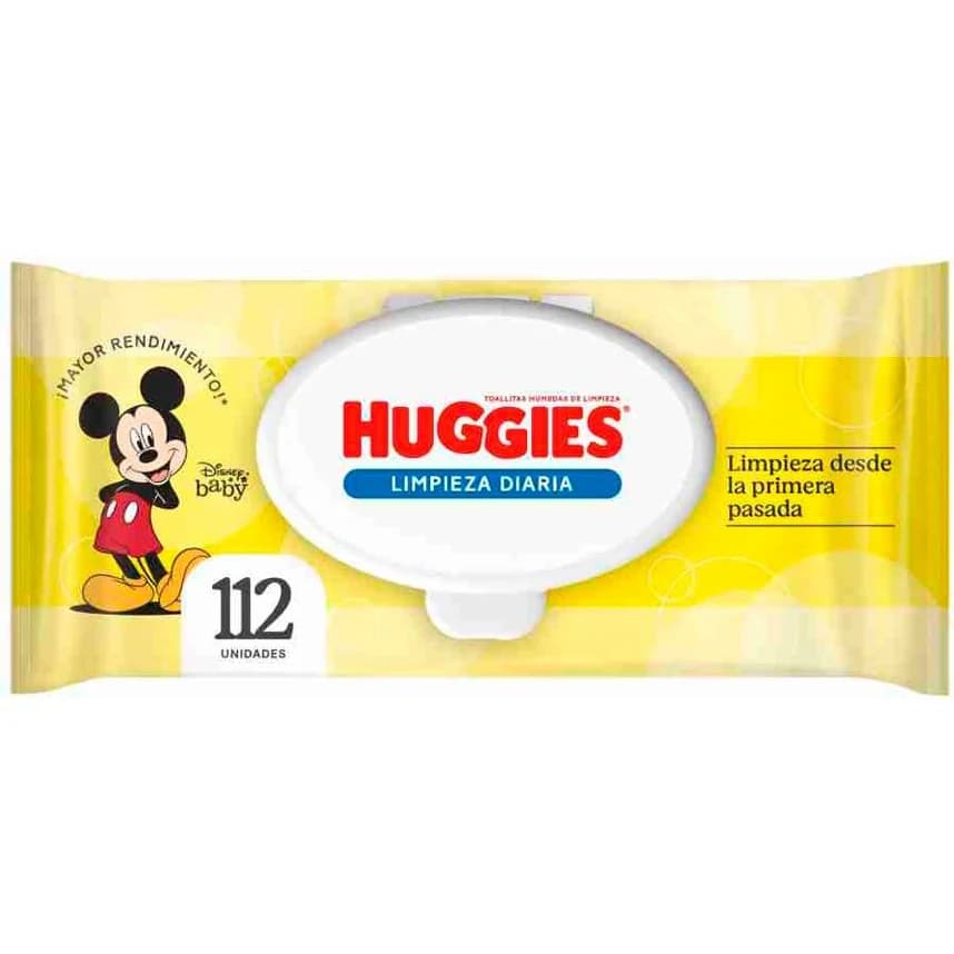 Toallitas Húmedas Huggies Limpieza Diaria x112