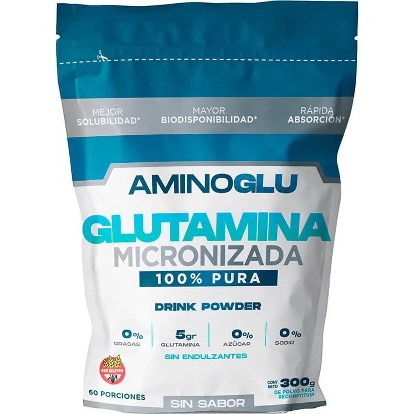 Glutamina Pura Aminoglu 300 g