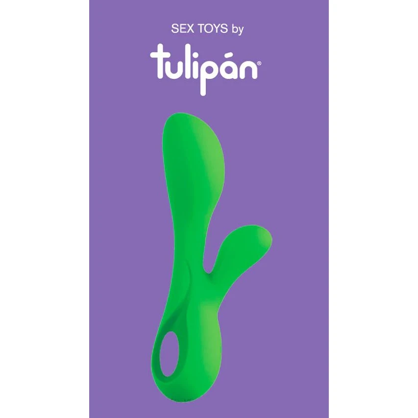 Vibrador Doble Estimulación Tulipán 3 Velocidades + 8 Pulsos USB