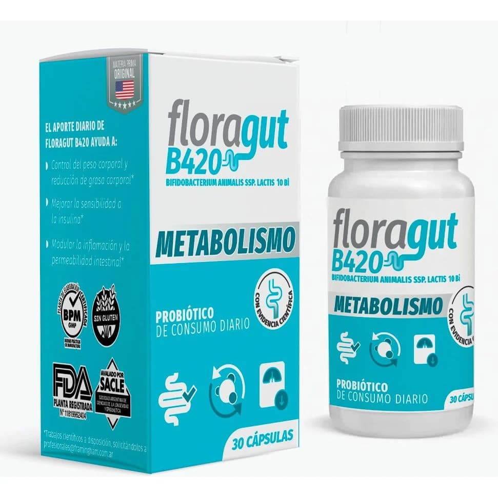 Floragut B420 Metabol Cápsulas x 30
