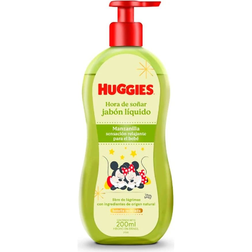 Jabón Líquido Huggies Hora de Soñar 200 ml