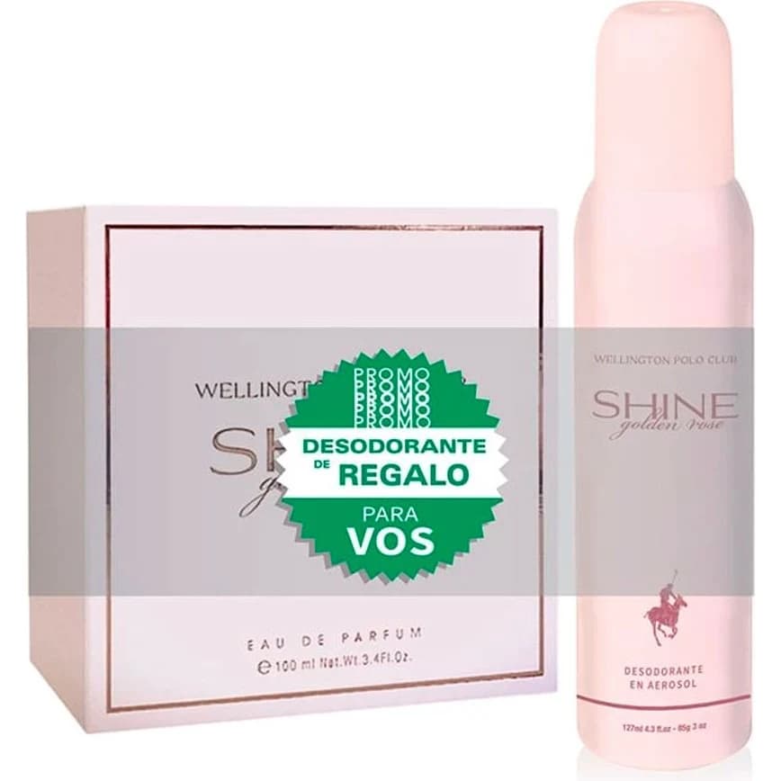 Wellington Polo Club Shine Golden Rose 100 + Deo PR