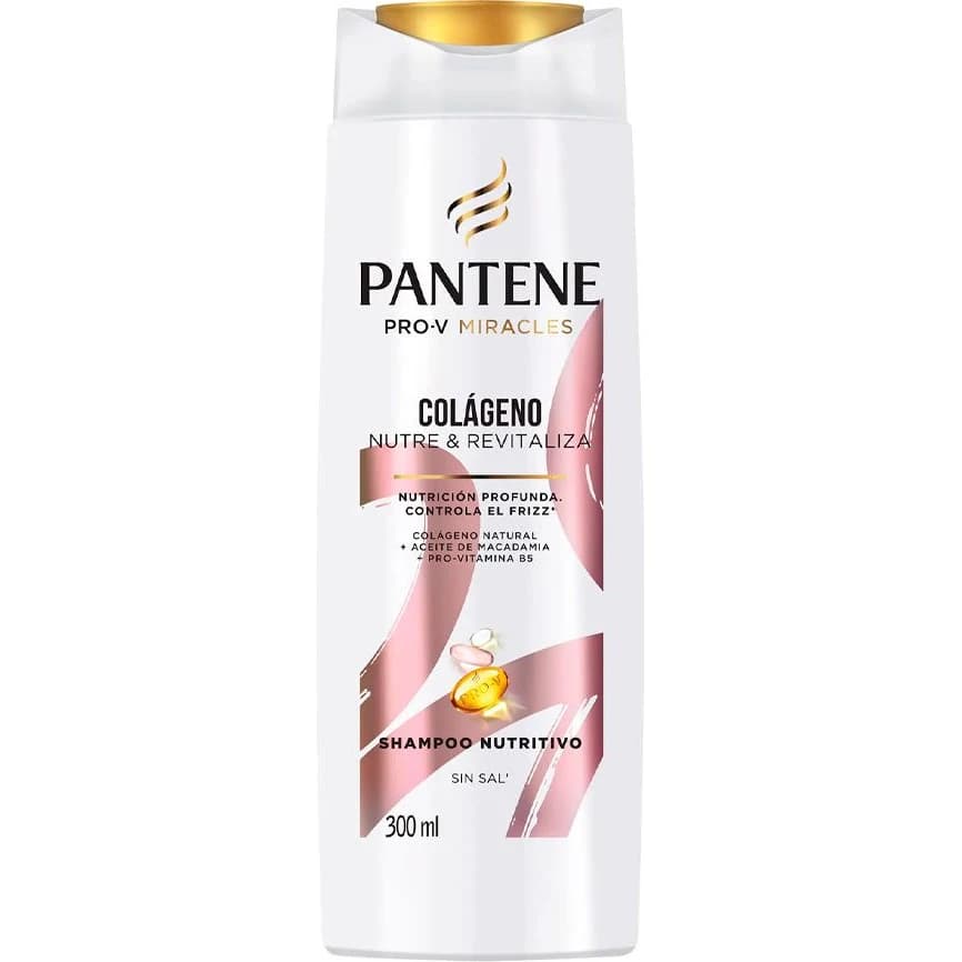 Shampoo Pantene Colágeno Anti Frizz 300 ml