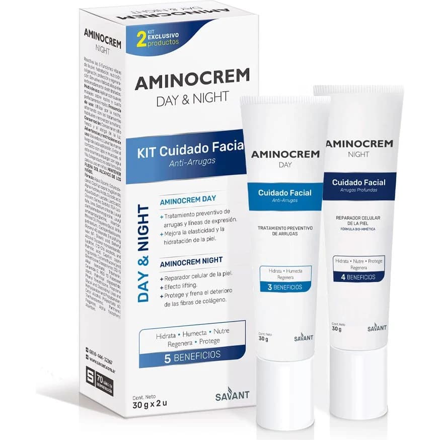 Aminocrema Kit Día y Noche 2 x 30 g