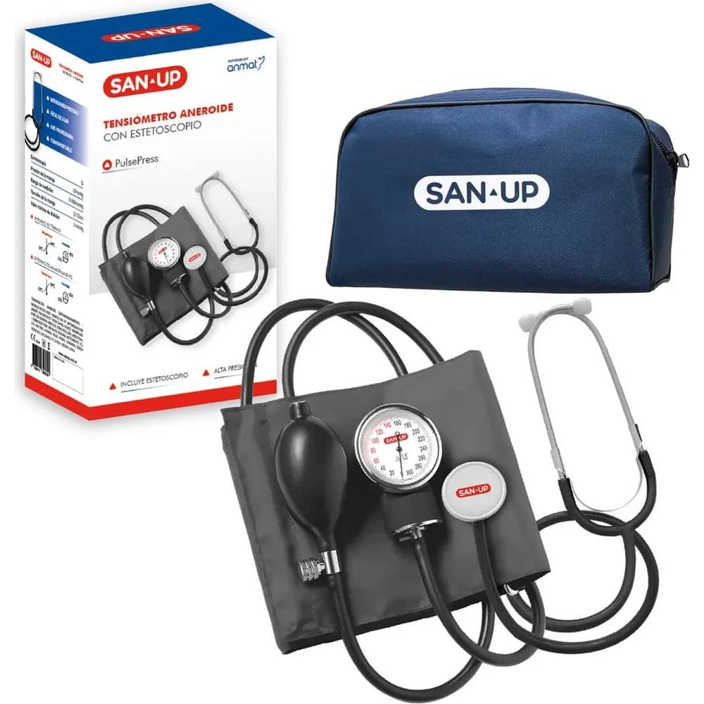Tensiómetro Aneroide con Estetoscopio Pulse Care San.Up