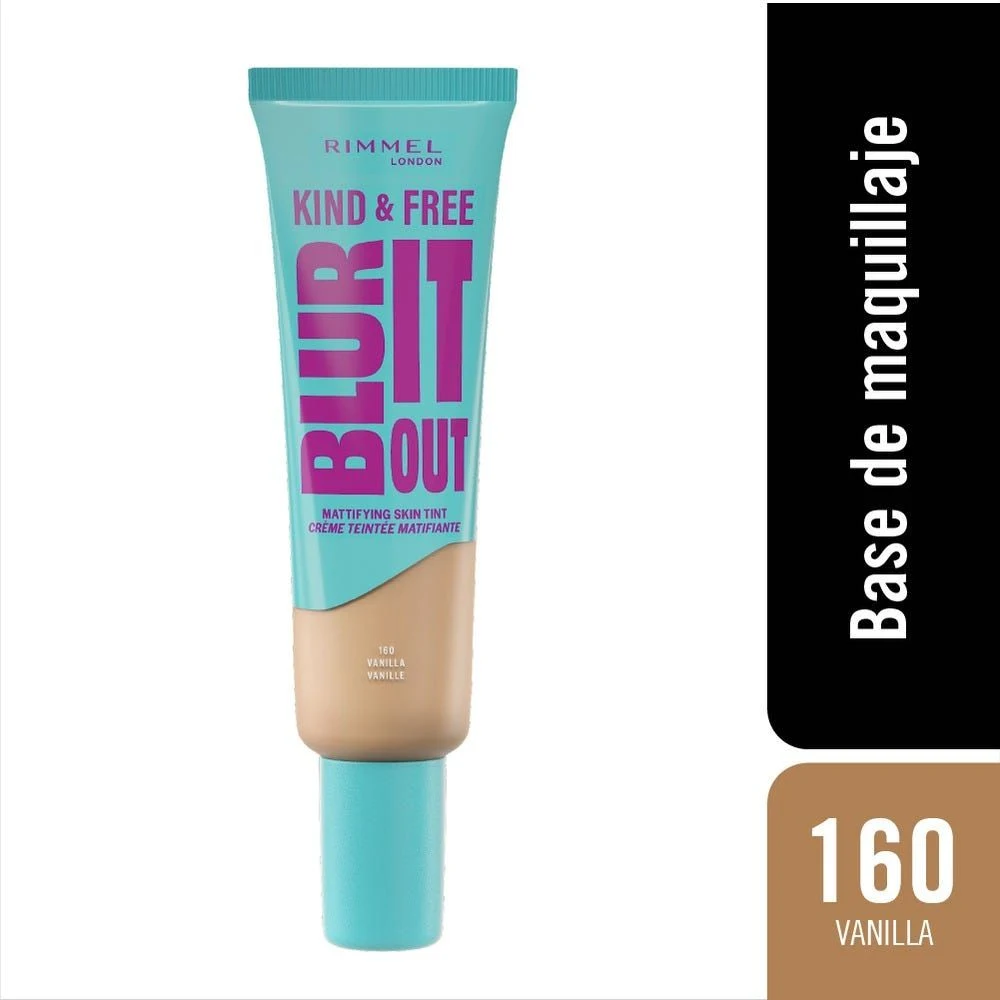 Base de Maquillaje Rimmel Matte Kind & Free Tono 160