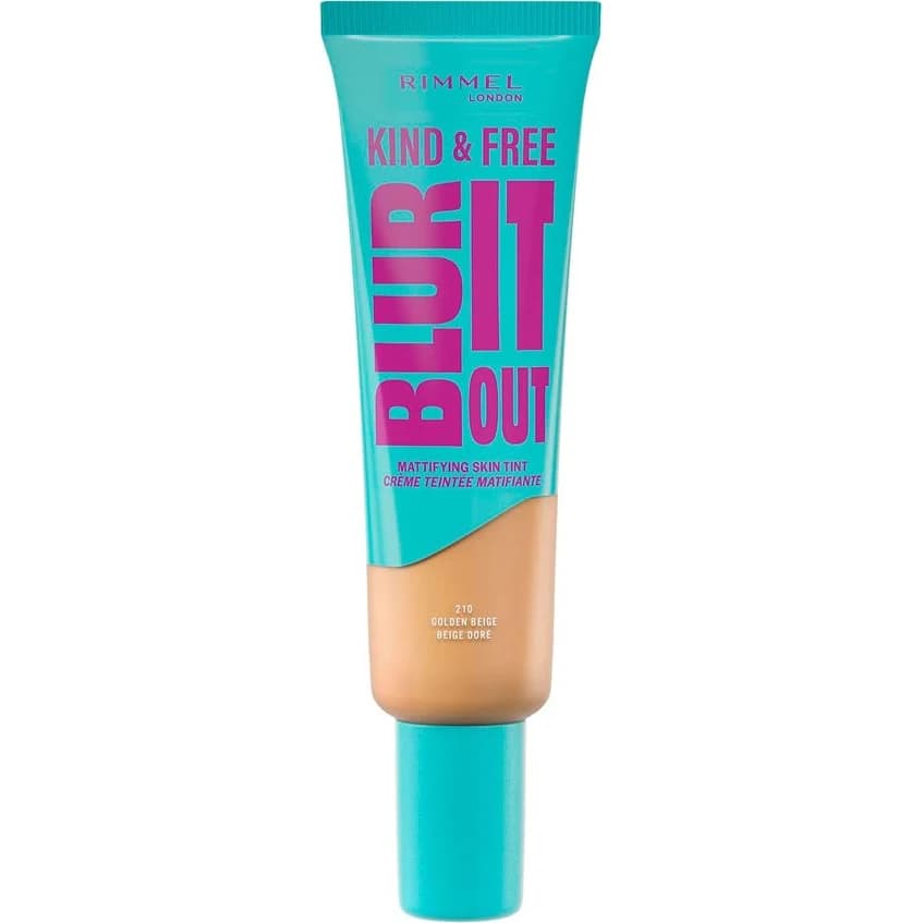Base de Maquillaje Rimmel Lasting Finish K&FR Mate Tono 210