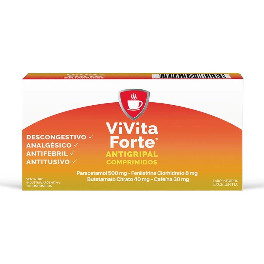 Vivita Forte Antigripal x 10 Comprimidos