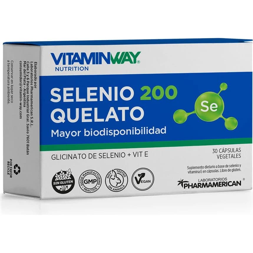 Vitamin Way Selenio Quelado Cápsulas x 30