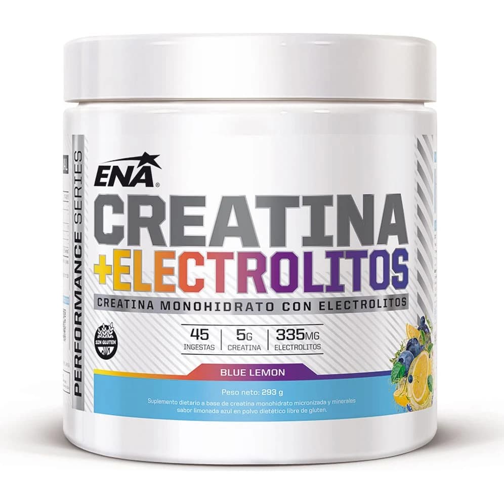Creatina + Electrolitos Bluex 293 g
