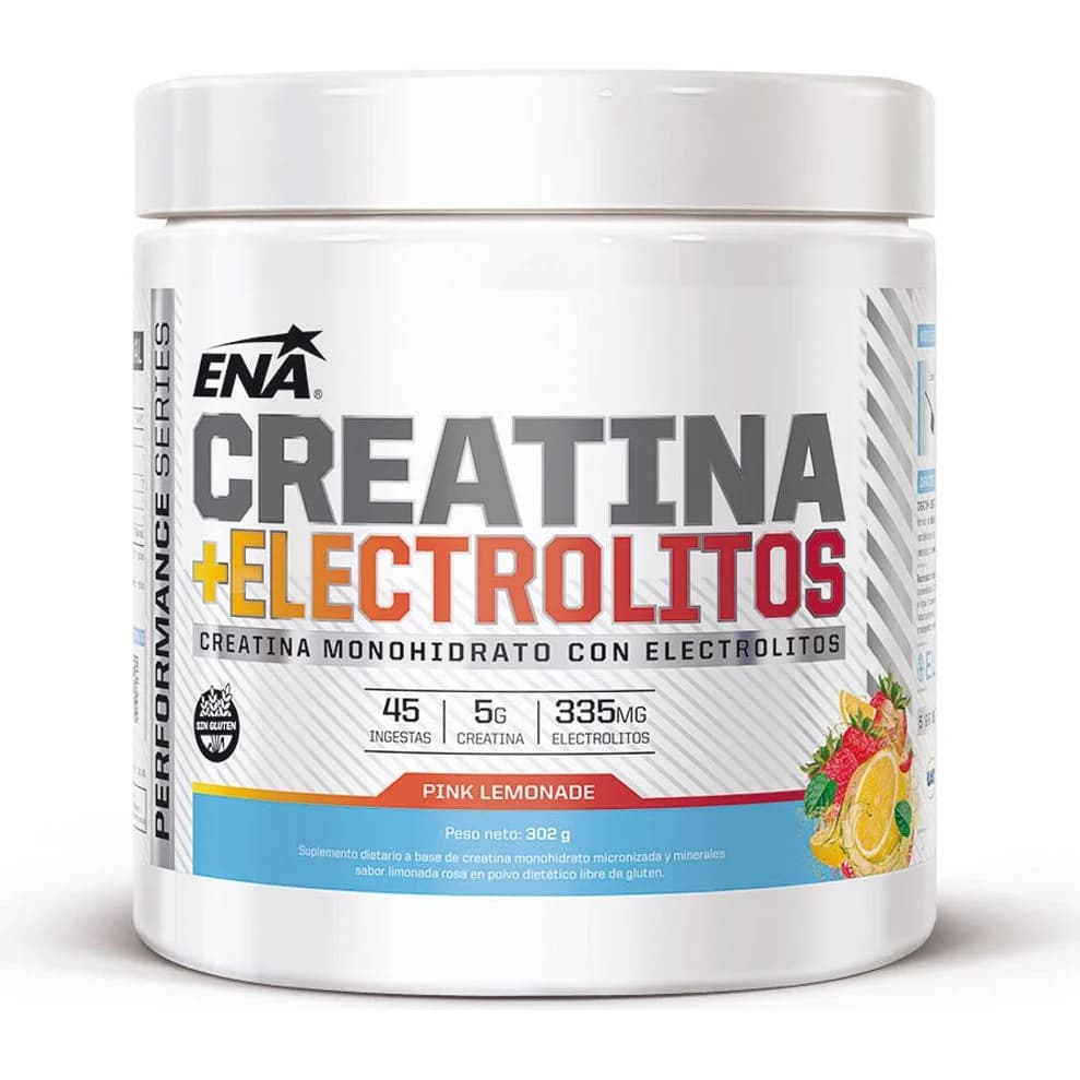 Creatina + Electrolitos Ena Pink Lemonade 302 g