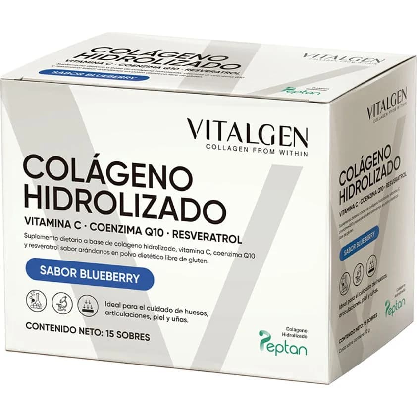 Ena Vitalgen Colágeno Hidrolizado Blueberry 15 Sobres