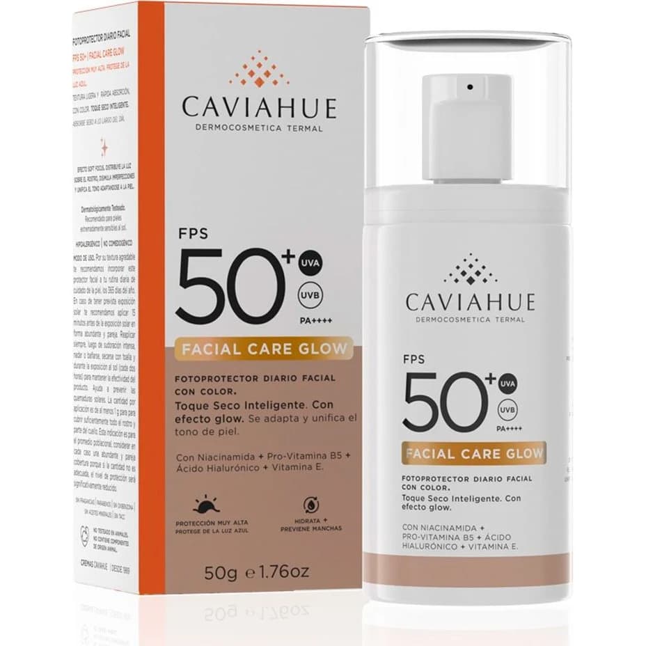 Protector Solar Caviahue FPS 50+ Glow 50 ml