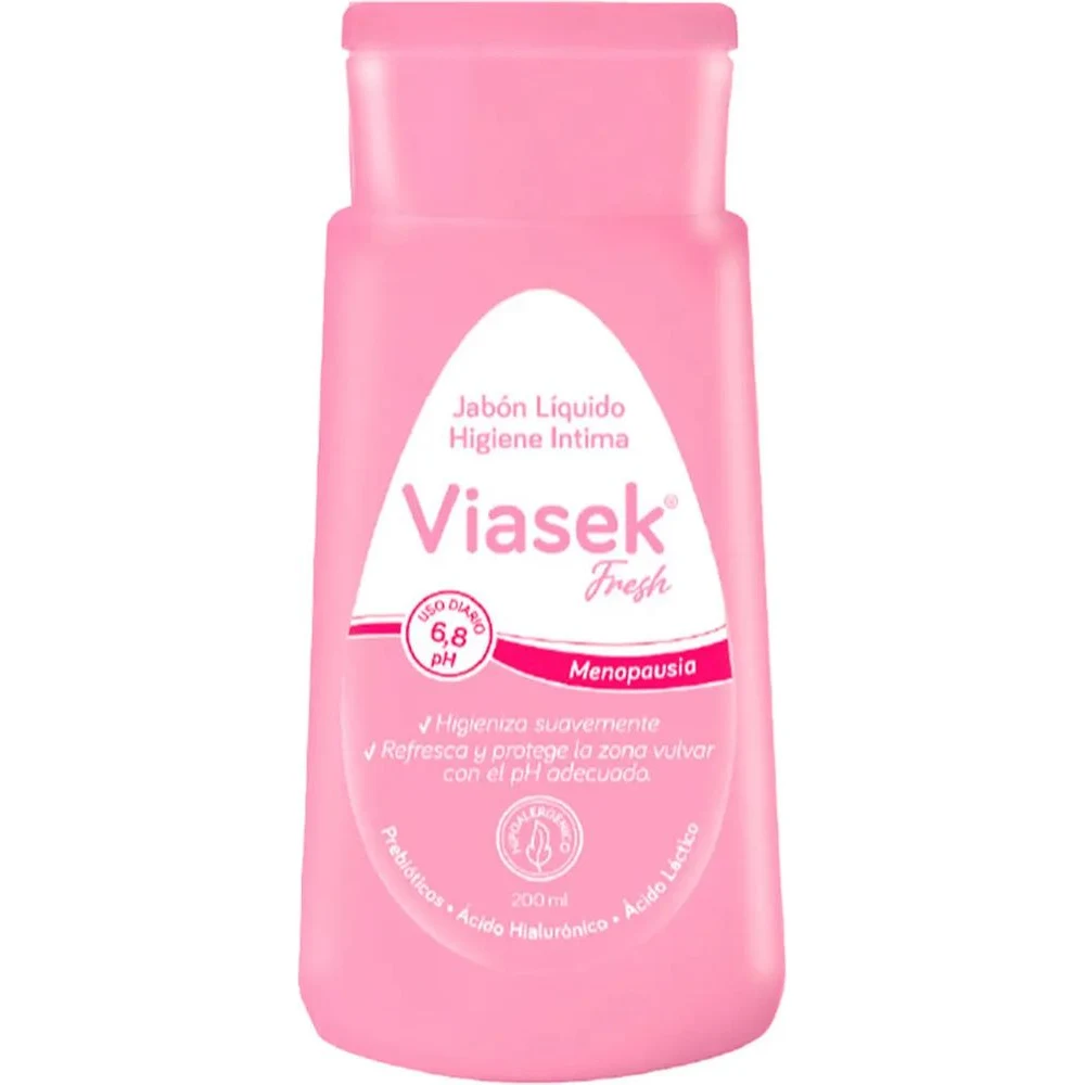 Jabón Líquido Íntimo Viasek Fresh pH 6.8 x 200 ml