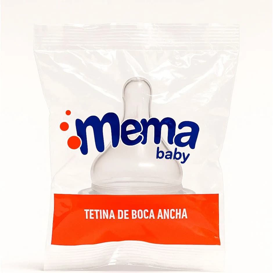 Tetina de Silicona Mema Boca Ancha x 1