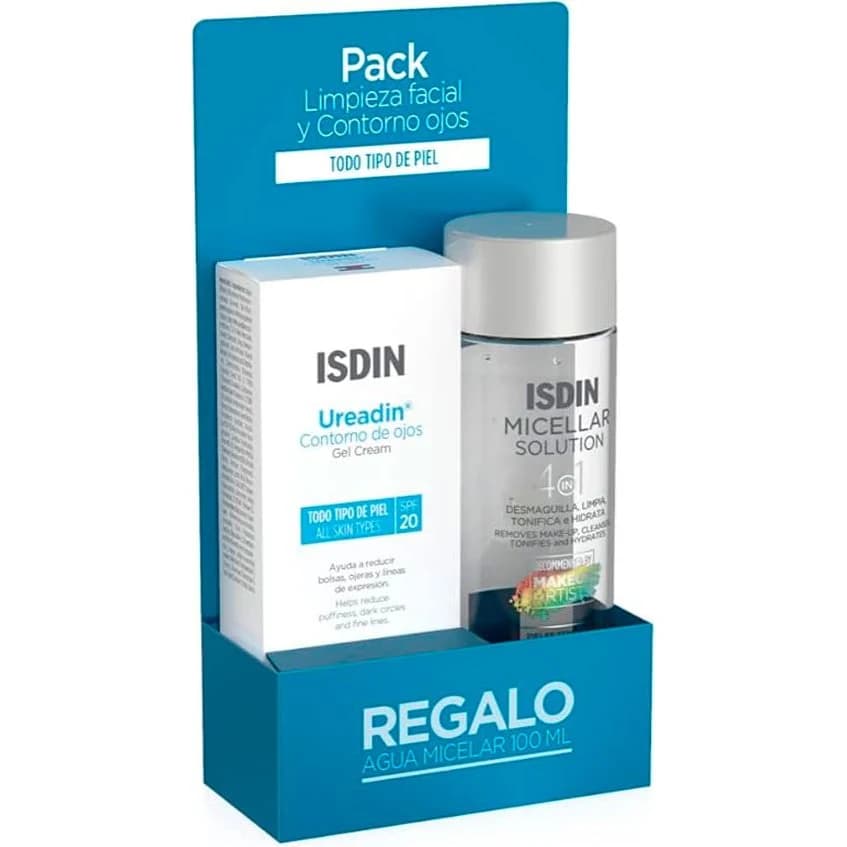 Pack Isdin Ureadin Contorno de Ojos 15 Ml + Agua Micellar 100 Ml