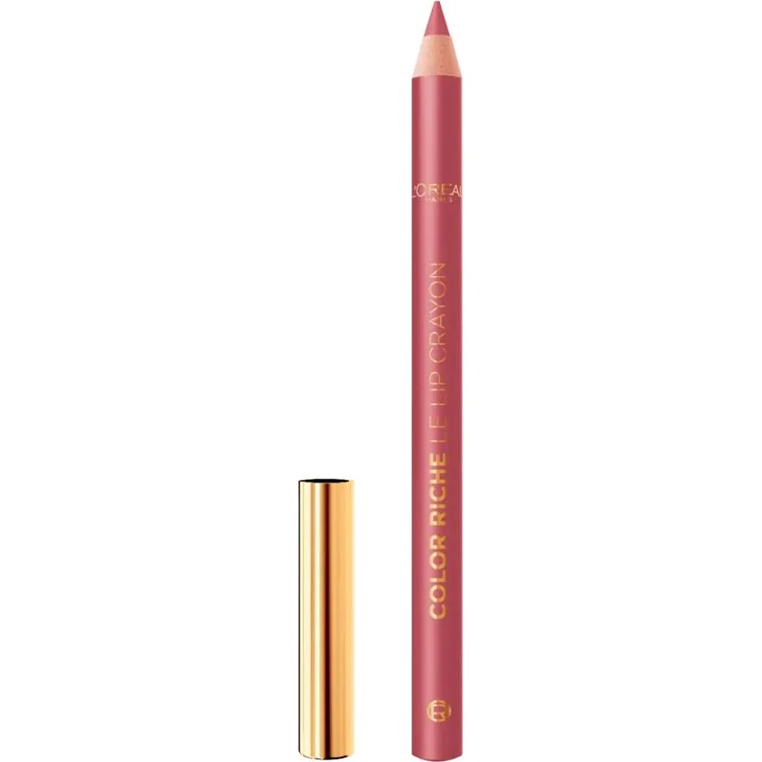 Delineador de Labios L'Oréal Paris Color Riche Le Lip Crayon Bois de Ros 302