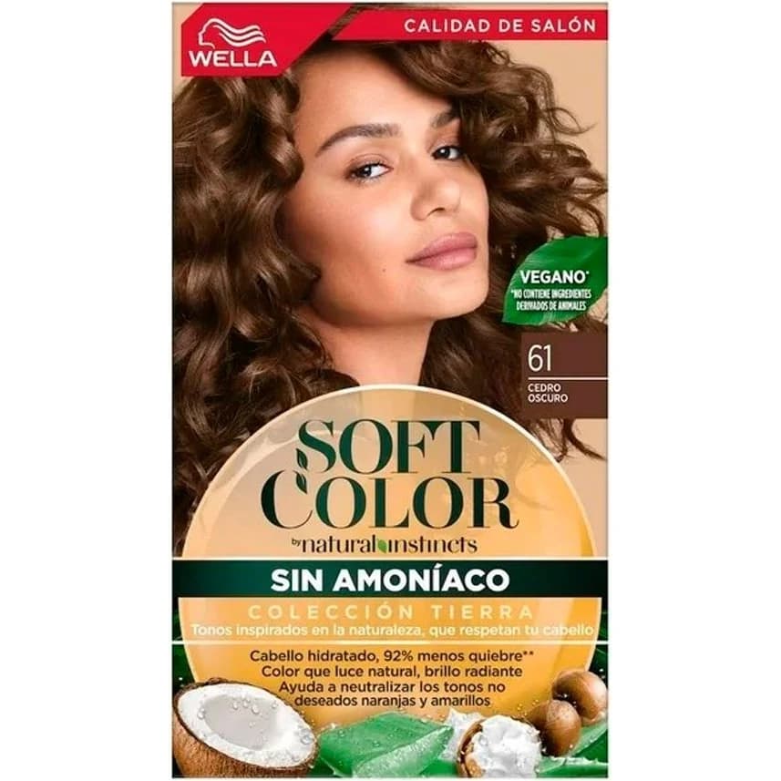 Tintura Capilar Soft Color Tono 61 Cedro Oscuro