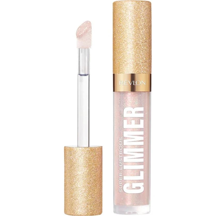 Revlon Super Lustrous Glimmer Gloss Diamond Drama Labial Tono 001